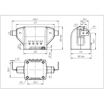 Трансформатор струму ТПЛУ-10